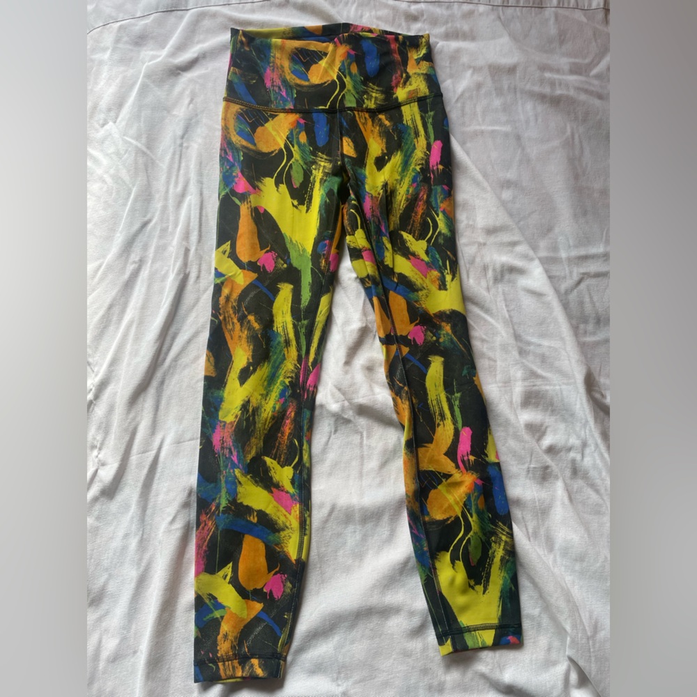 Lululemon Leggings athletica Multicolor Abstract